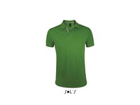 Sol's polo Portland heren met gekleurd biesje